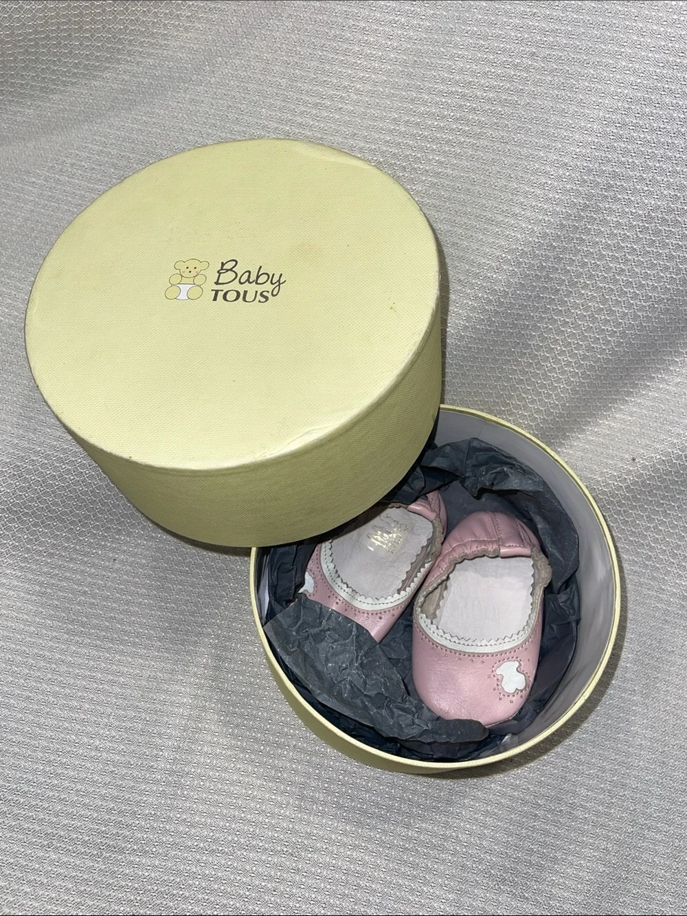 Tous Pink Baby Leather Slip-On Shoes